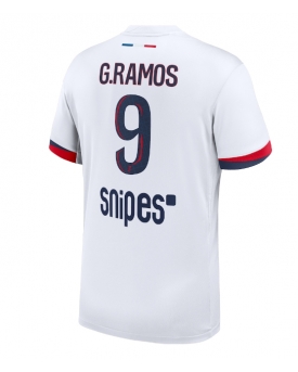 Paris Saint-Germain Goncalo Ramos #9 Maglia Gara Trasferta Repliche 2025-26 Maniche Corte